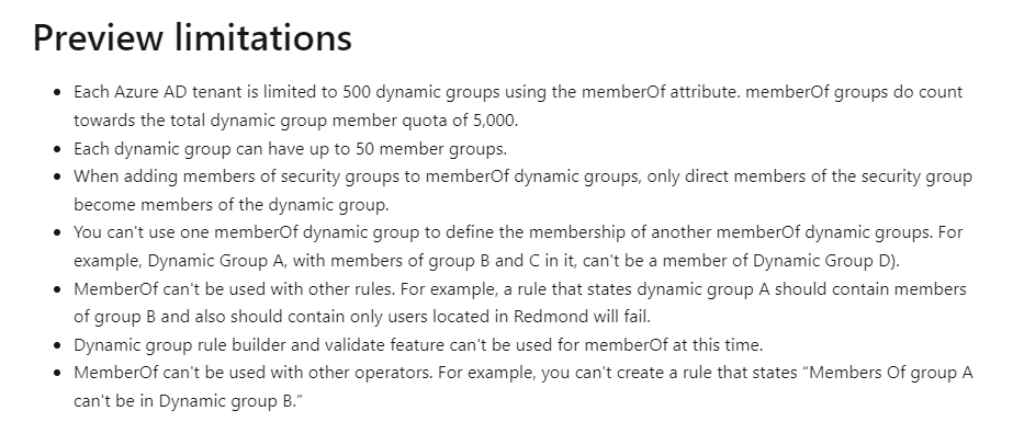 Azure AD dynamic group question - Microsoft Q&A