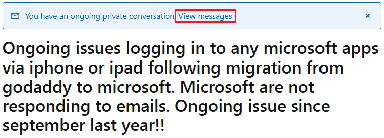 Ongoing issues logging in to any microsoft apps via iphone or ipad ...