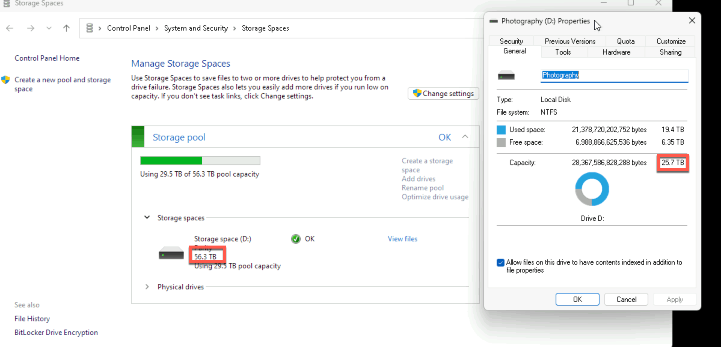 Unable to increase size of storage space - Microsoft Q&A