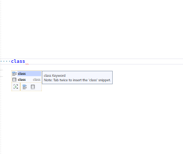 IntelliSense tooltip