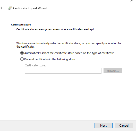 How to get the installed UWP certificate in certificate manager, after ...