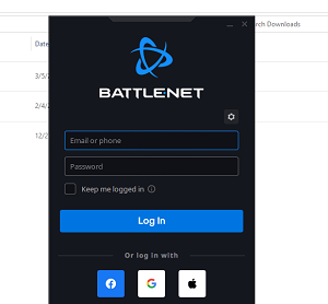 Battle.net Login