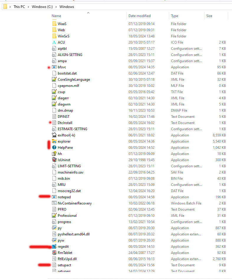 I Found a WIndows folder, within the main Windows folder! What ...
