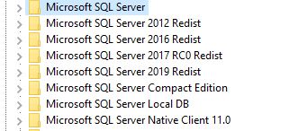 uninstalling sql server2019 - Microsoft Q&A