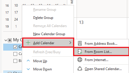 Outlook room calendar Microsoft Q A