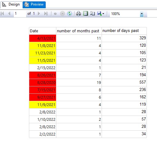 Set Fill Color Based on Date in SSRS - Microsoft Q&A
