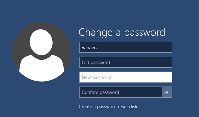 Can the default Windows password change popup forward the user to a ...