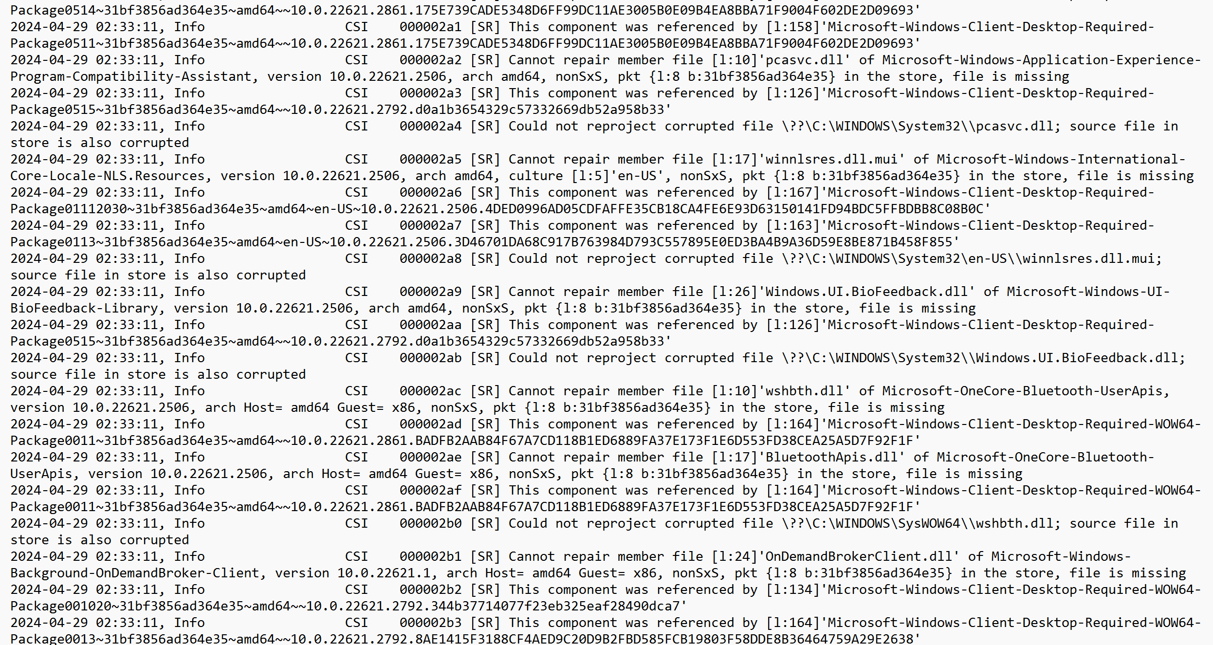 Windows Resource Protection found corrupt files but was unable to fix ...