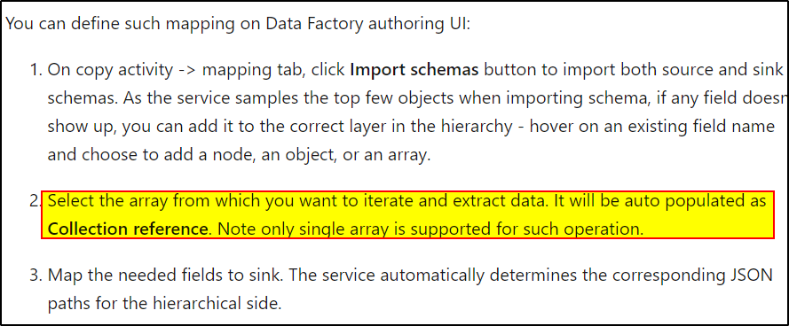 copy activity - nested json data - Microsoft Q&A