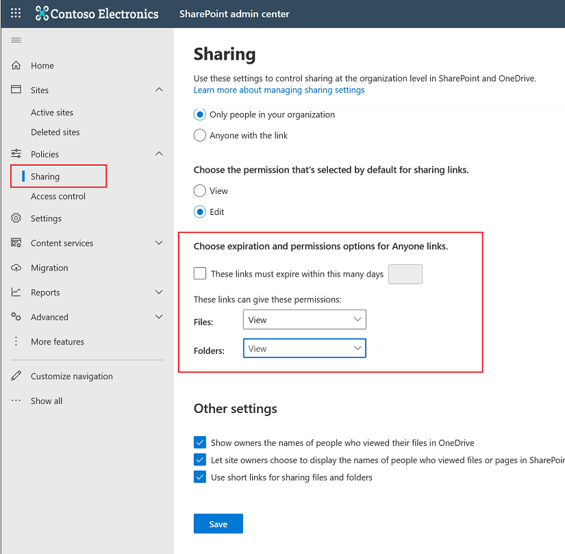 My organization wants to move to OneDrive for sharing documents ...