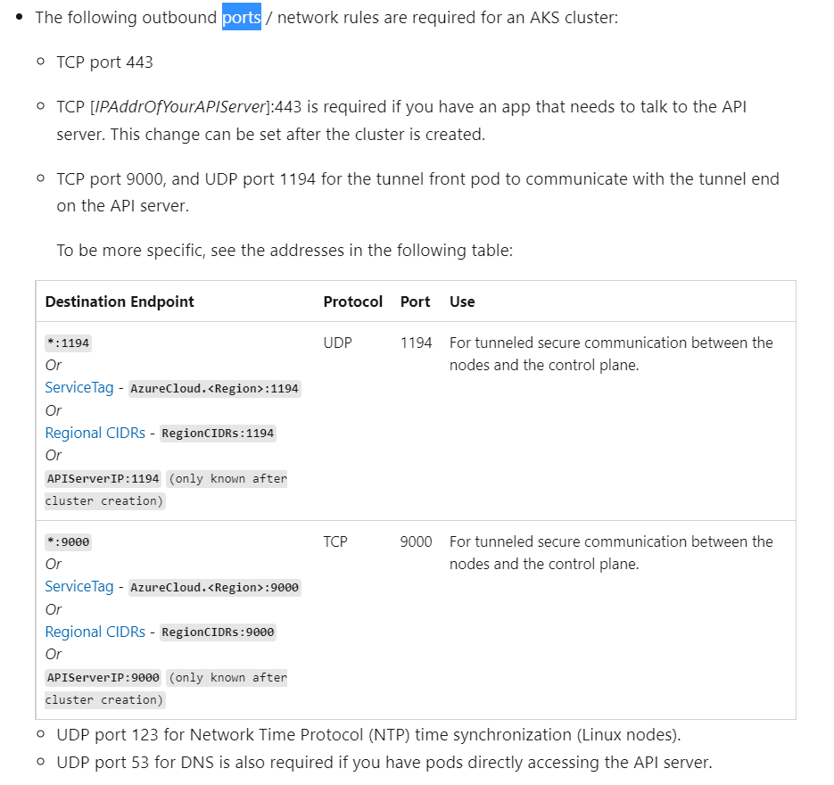 What port(s) other than 443 need to be open in a firewall configuration ...