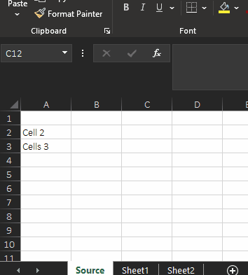 Inserting rows in source file changes data in linked destination file ...