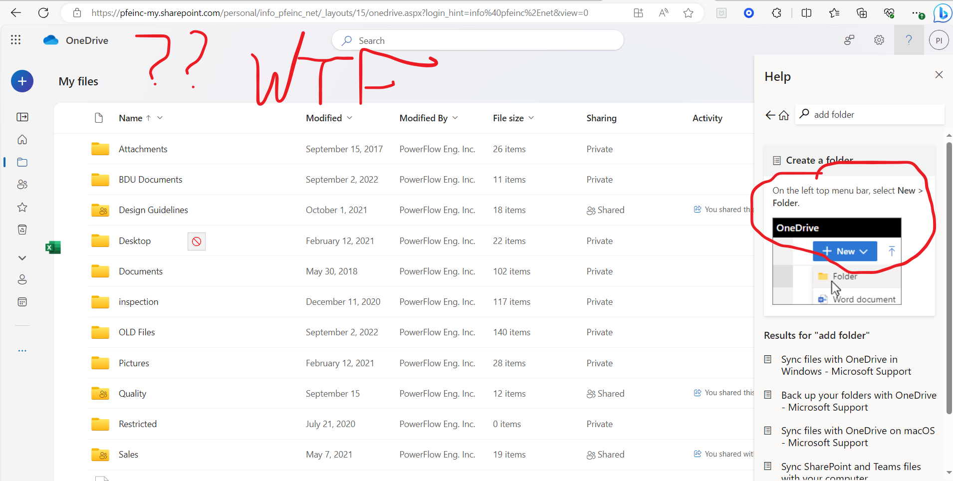 Annoying OneDrive