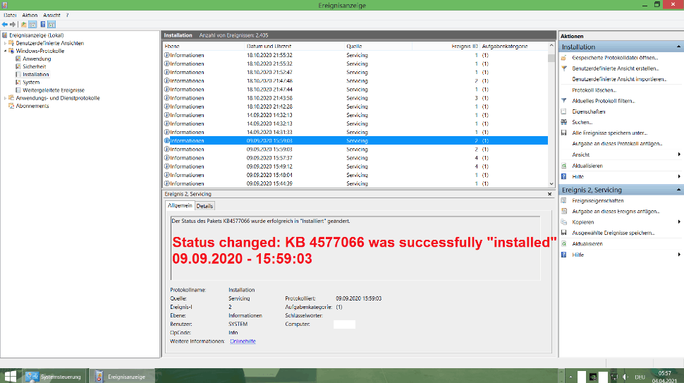 Windows 8.1 Pro 64-bit Windows Update error 0x80240009