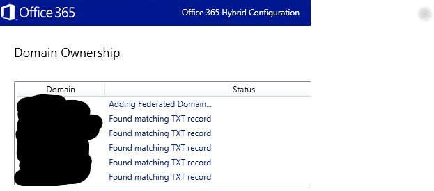 Office 365 Hybrid Connection Wizard error hangs? - Microsoft Q&A