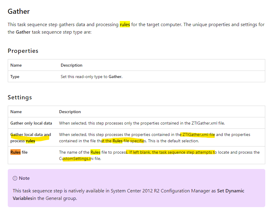 MDT doesn't process rules other than [DEFAULT] at first. - Microsoft Q&A