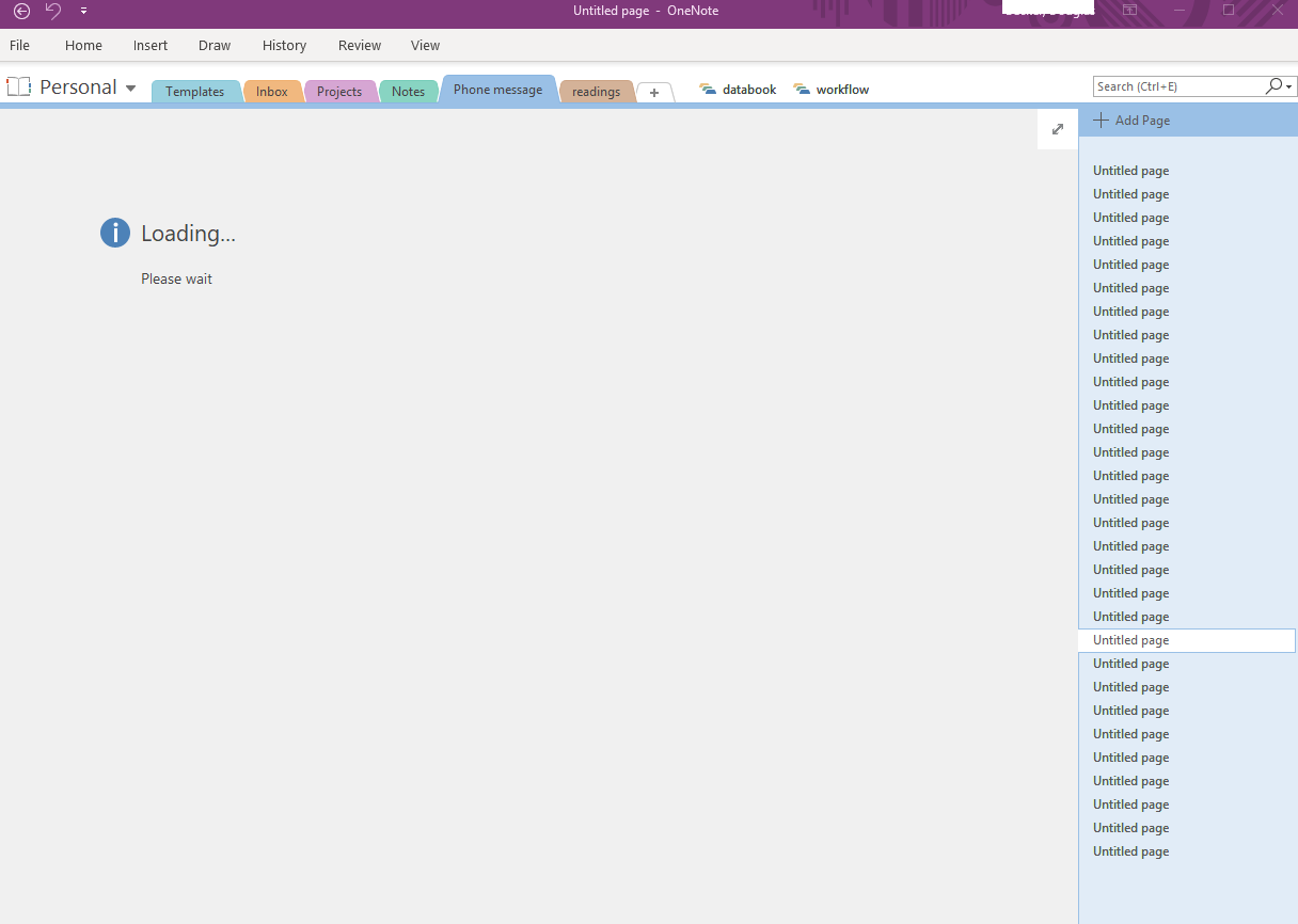 onenote not displaying notebook contents - Microsoft Q&A