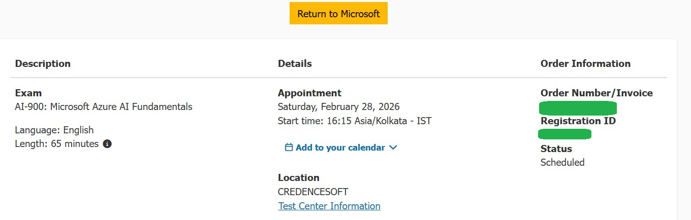 Exam did not take place due to technical issue - Microsoft Q&A