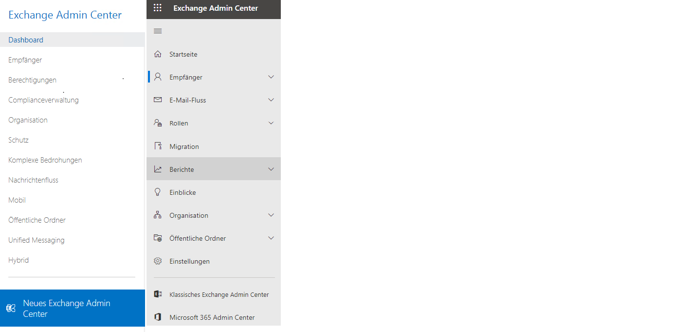 Microsoft 365 Exchange Admin Center in english - Microsoft Q&A