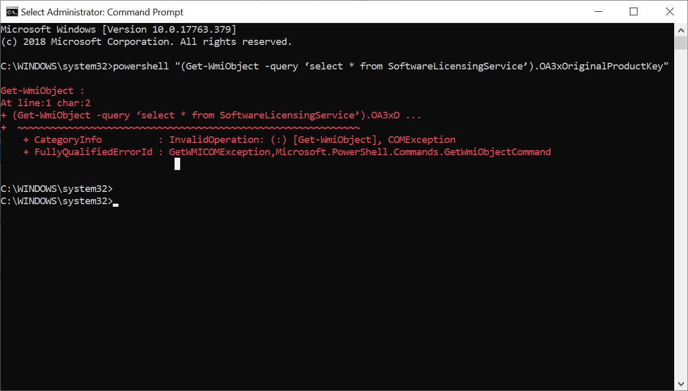 Windows 10 Activation Error - Microsoft Q&A