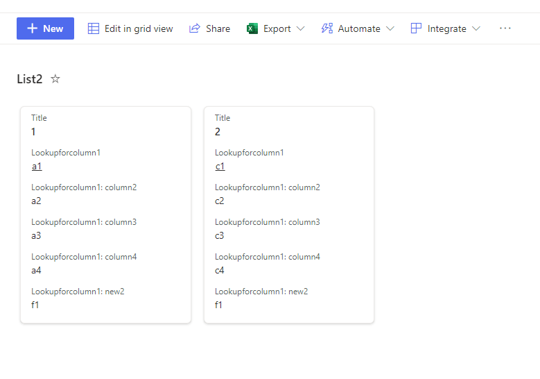Sharepoint List View - Will not display columns automatically brought ...