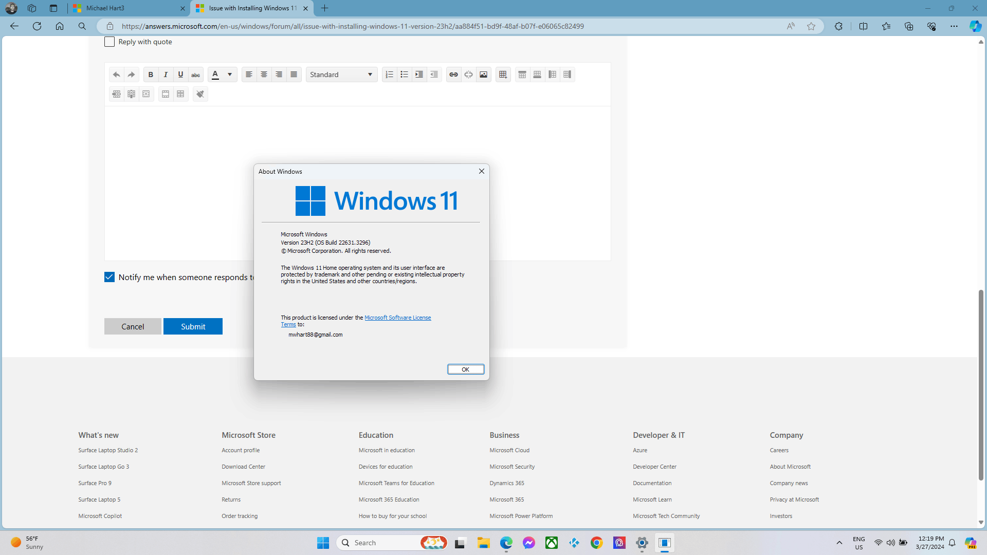 Issue with Installing Windows 11 Version 23H2 Cumulative Update ...