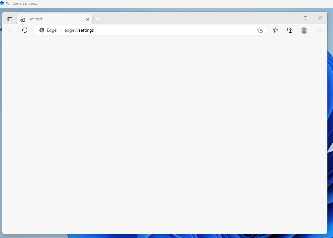 Windows Sandbox browser not working - Microsoft Q&A