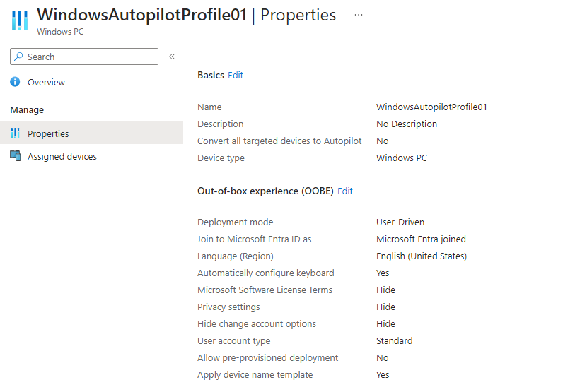 Autopilot Deployment Profile keyboard layout incorrect every time