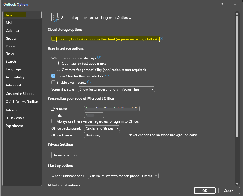 After changing my Outlook email signature and deleting the old one my ...