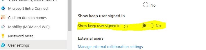 Seamless SSO and Keep Users signed-in in Azure AD - Microsoft Q&A