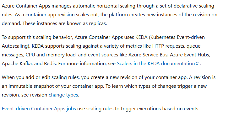 Scaling of Container Apps during ACR outage - Microsoft Q&A
