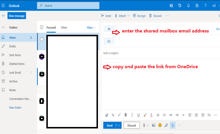 Accessing Sharepoint links sent to a shared mailbox - Microsoft Q&A