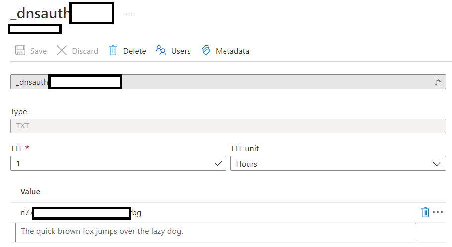 Azure Front Door - creating custom domain is "Pending" all the time ...