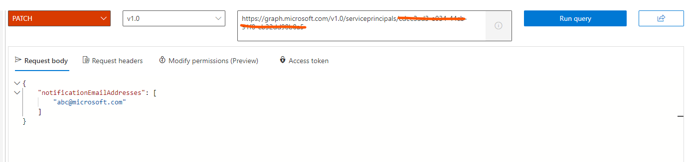 Azure AD Application - Change Notification Email through PowerShell ...