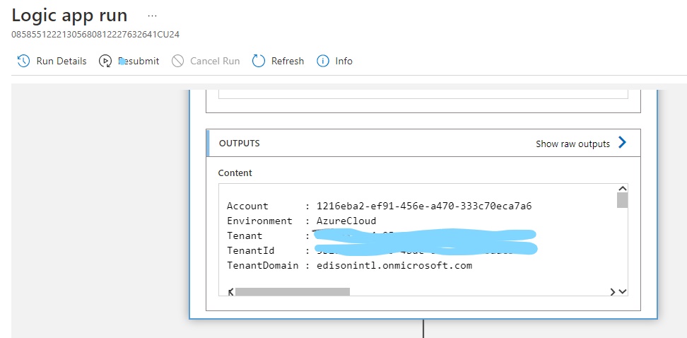 JSON Parse Fail with Azure Automation output - Microsoft Q&A