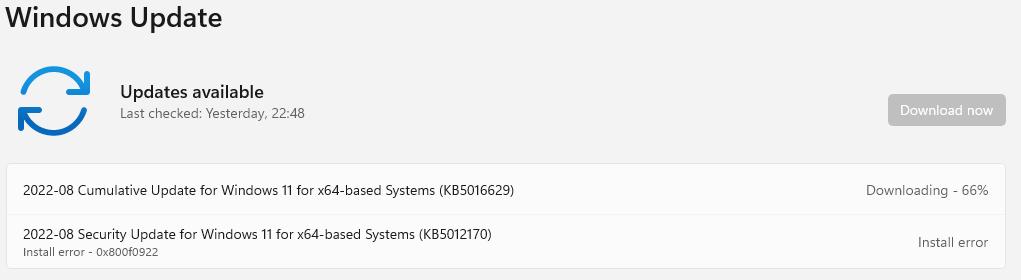 KB5012170: Security update for Secure Boot DBX: August 9, 2022