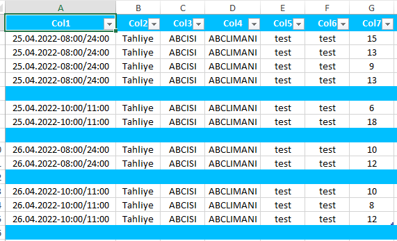 EPPlus C Add Separators Between Duplicate Rows Microsoft Q A