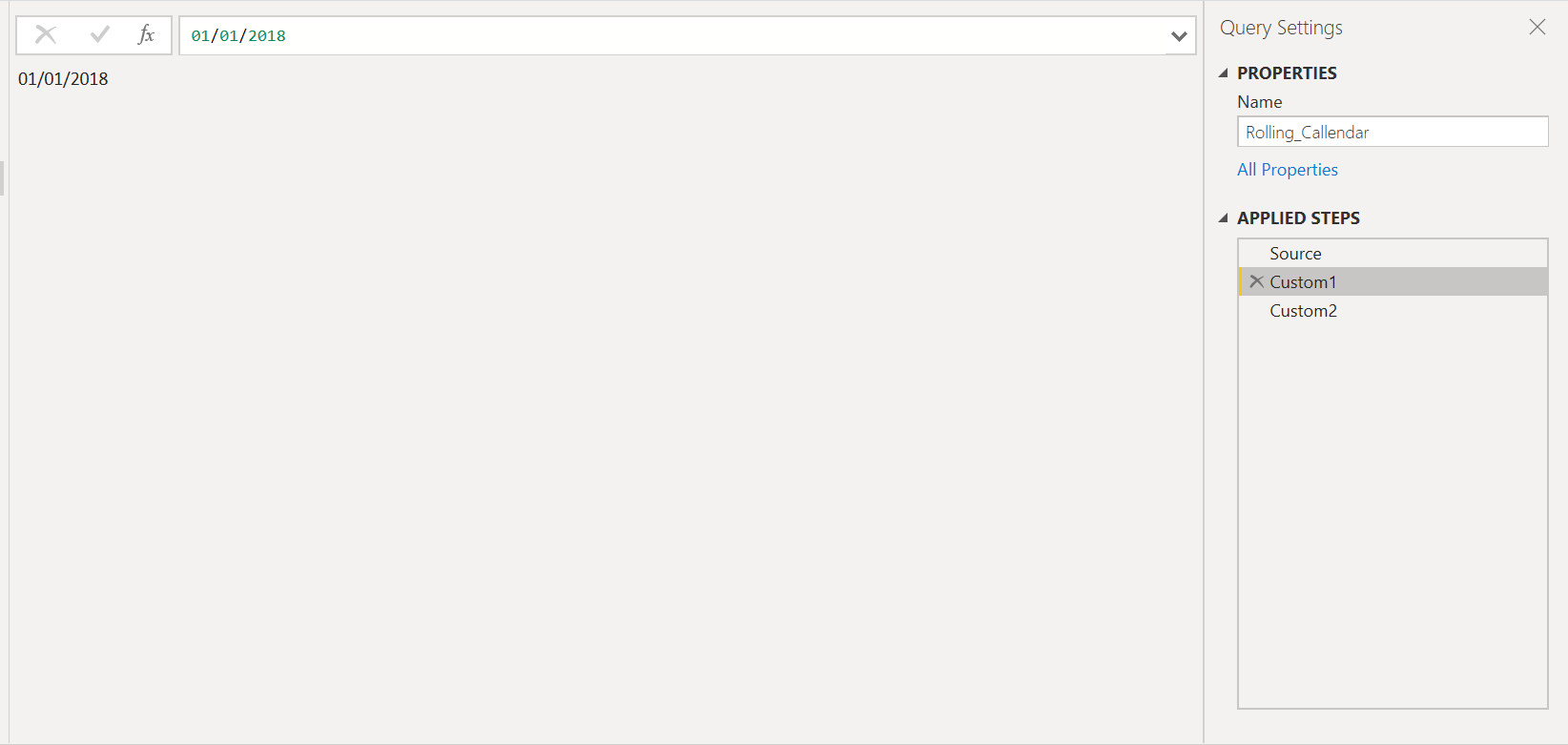 Expression.Error: We cannot convert the value "" to type Date ...