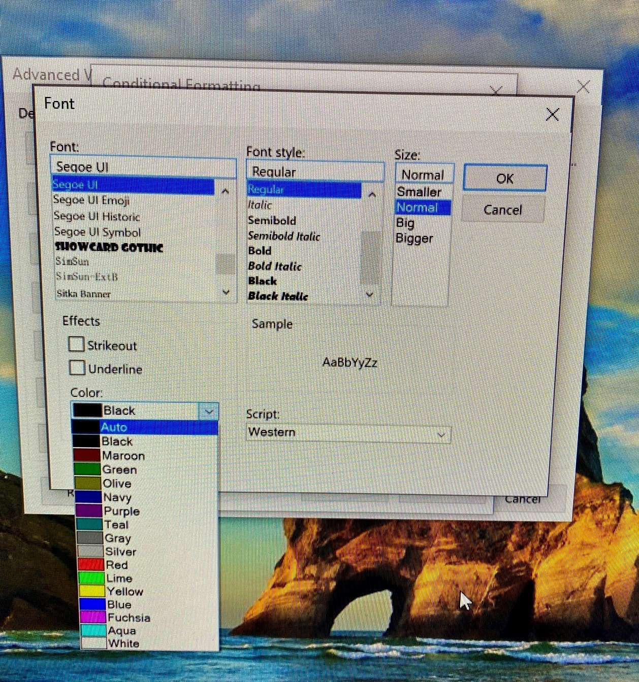 Auto change incoming message colors and fonts based on sender, using a ...