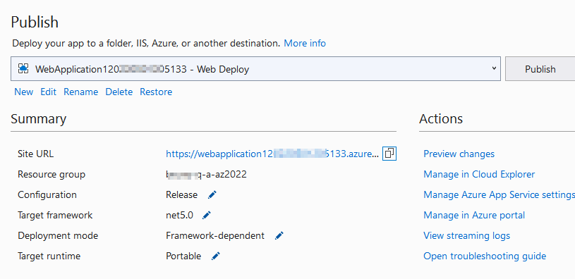 Is an API Manager required to deploy an ASP.NET Core API from Visual ...
