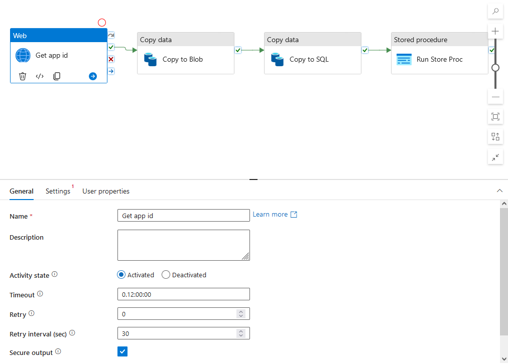 Pipeline with Secure Output