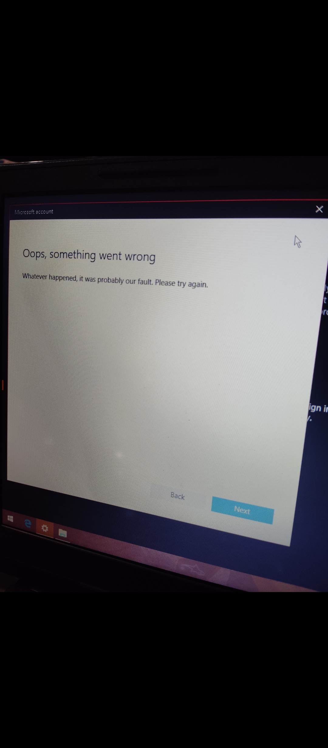 What's the issue whenever I try to login on Friend's and family it is ...