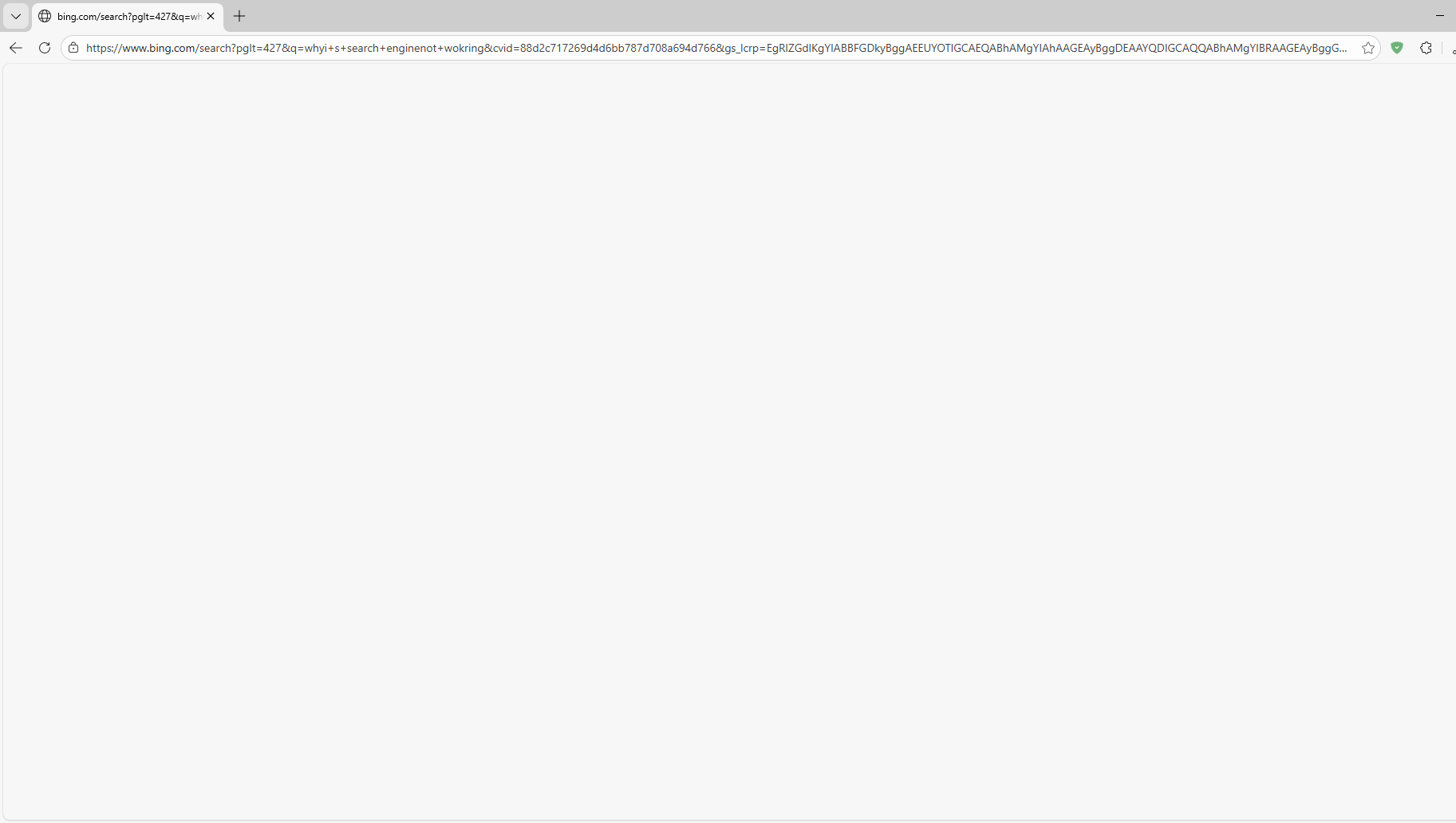 Search engine is not working, - Microsoft Q&A