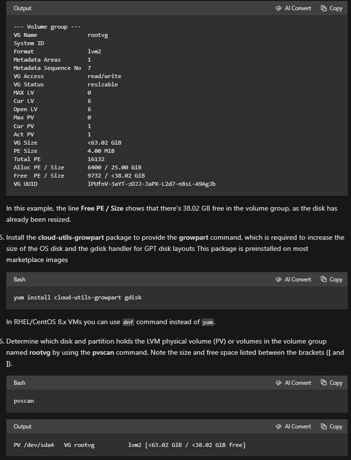 RedHat VM primary disk problem Microsoft Q&A