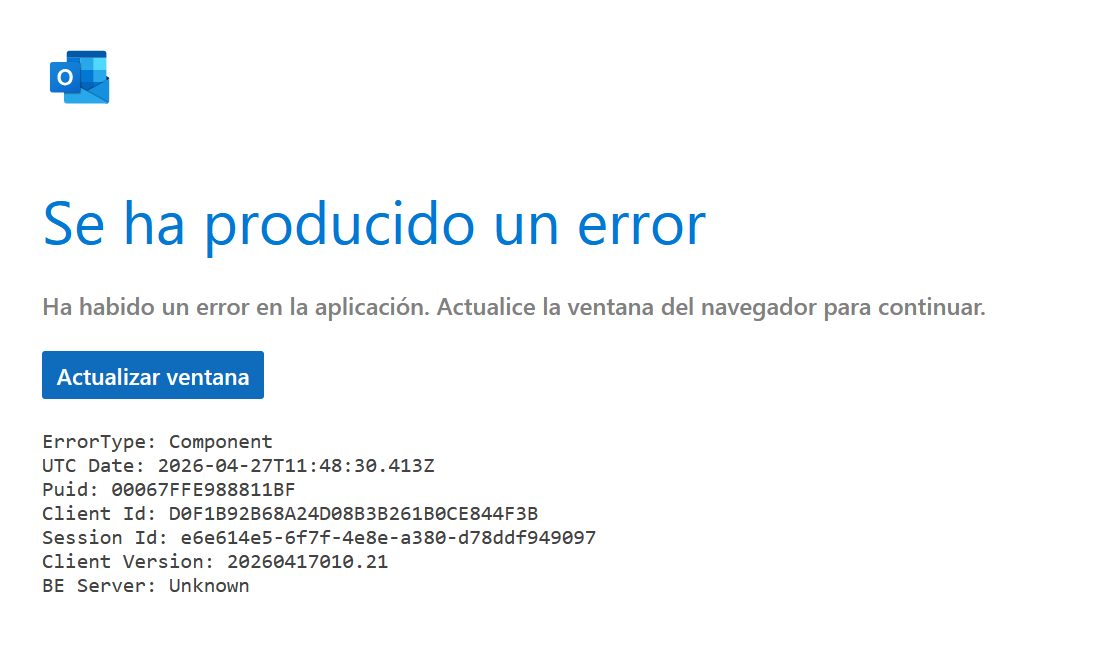 error outlook