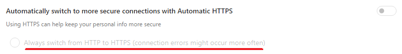 AutomaticHTTPS