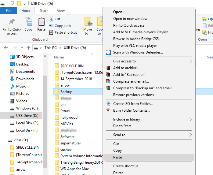 how do i move a folder to usb drive? - Microsoft Q&A