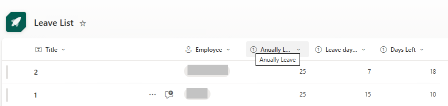 Leave booking Flow that can look up employees leave allowance ...
