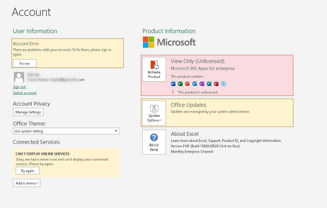 Microsoft 365 - This Product is Unlicensed - Microsoft Q&A