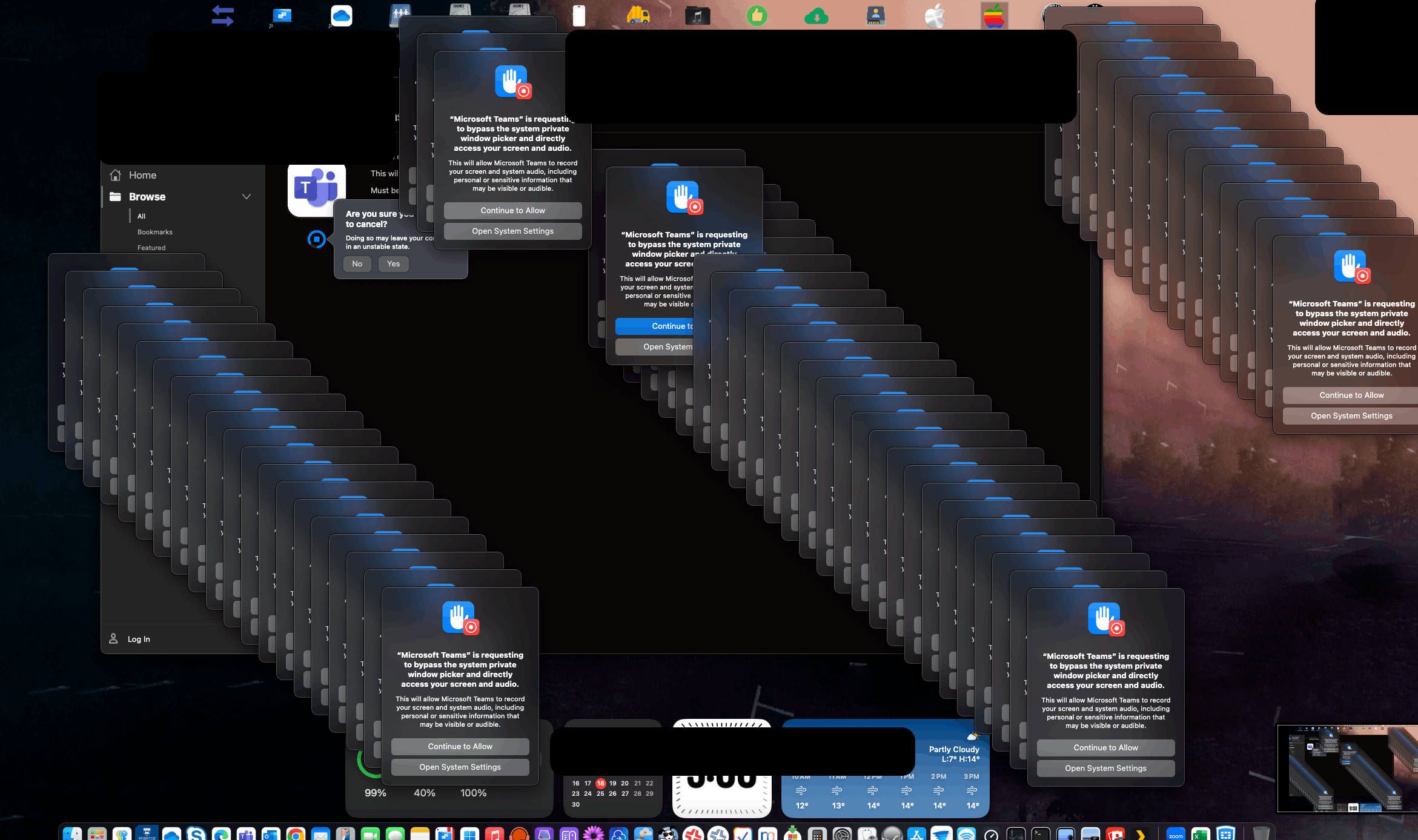 Teams issue when attempting to share screen on Mac - Microsoft Q&A